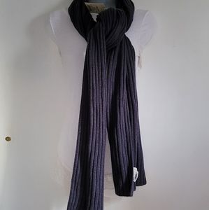 Gray Knit Scarf